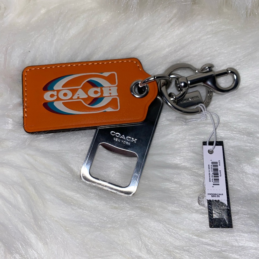 Coach Bottle Opener Key Fob New